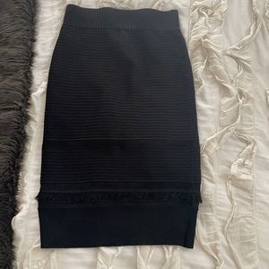 Rachel Roy black stretch skirt